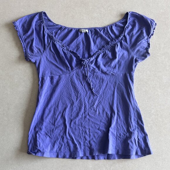 Old Navy Violet Peasant Top Blouse ALT Elena Gilbert - Picture 2 of 7